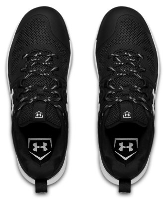 New Under Armour Women's Glyde Softball Size 9 Black/Silver Moldedl Cleats